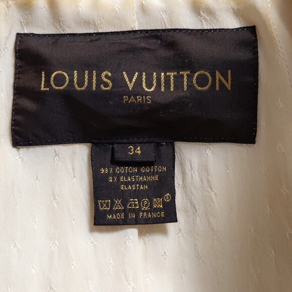 Louis Vuitton Women’s Designer Jacket Vintage Luxury Old Money Neutral US Size 2 - Picture 14 of 14